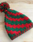 handmade infant elf hat crochet